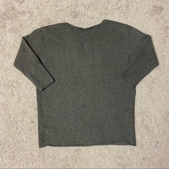 ARITZIA WILFRED Blanchard Silk Cashmere Sweater Gray Women’s Size XS - Picture 6 of 8